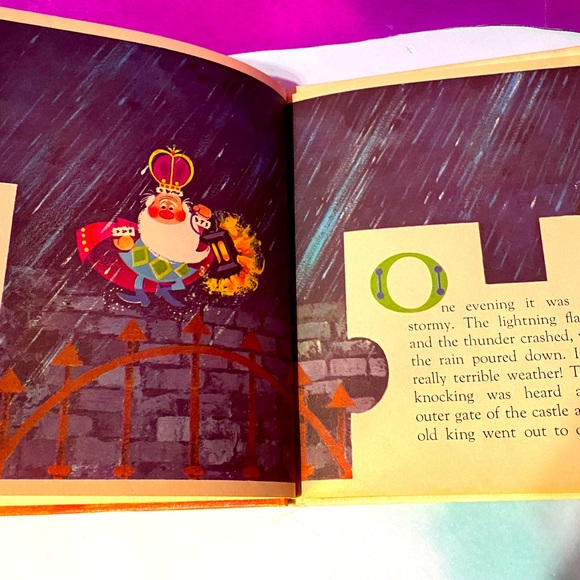 THE PRINCESS AND THE PEA VTG 1965 HARDCOVER BOOK TIP-TOP ELF BOOK FAIRY TALE - Picture 6 of 15